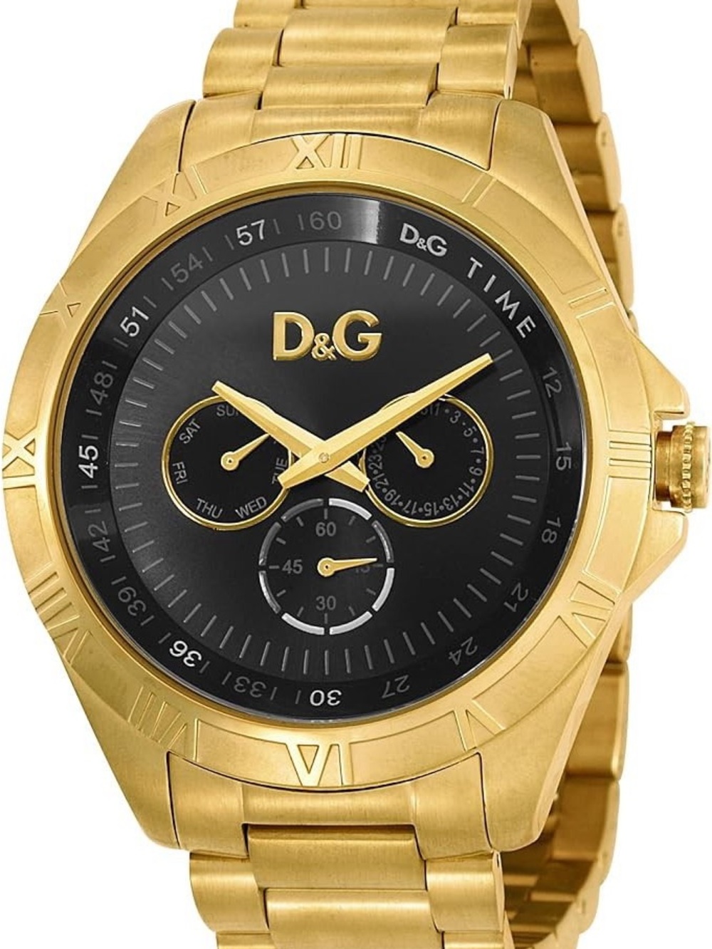 Dolce & Gabbana Gold and Black Men's Watch